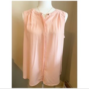 Apt 9 Button Up Sleeveless Blouse
